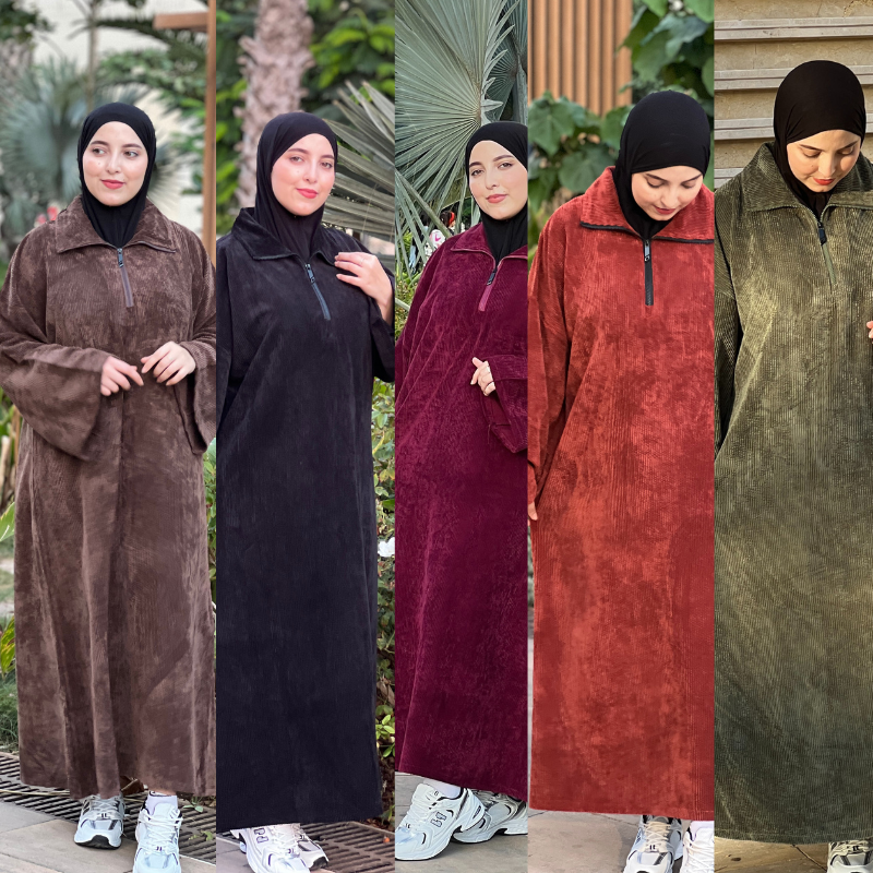 فستان بيرلا الشتوي: دفء فخم بألوان أنيقة لكل الإطلالات