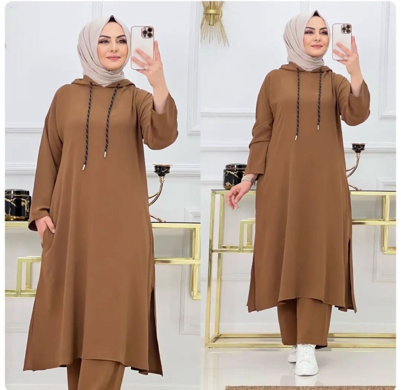 طقم تونيك وبنطلون واسع… أناقة مريحة تلائم إطلالتك اليومية