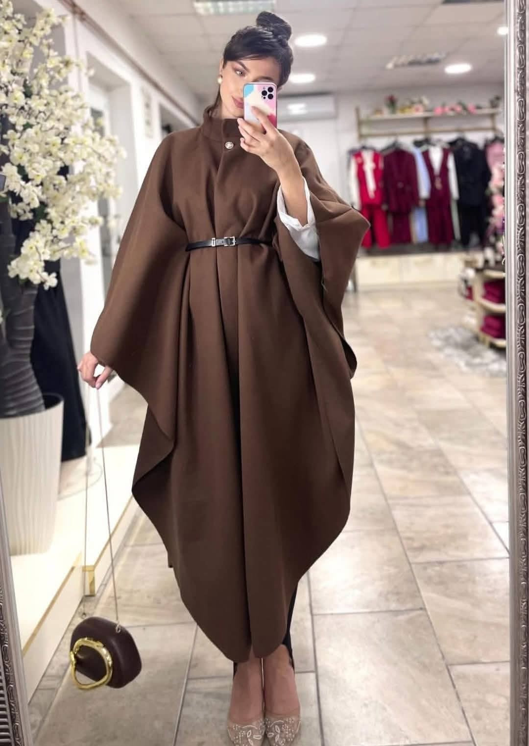 كاب الخفاش الراقي من أجود أنواع المليفة - حصري مع حزام هدية!