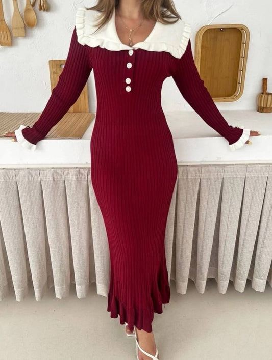 فستان روب لوكس Rob Lux: أناقة مخملية راقية ومميزة