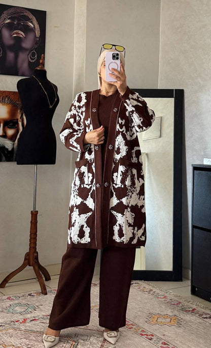 أنصومبل تركي فاخر بثلاث قطع - أناقة بألوان متعددة وجودة عالية بسعر لا يُقارن