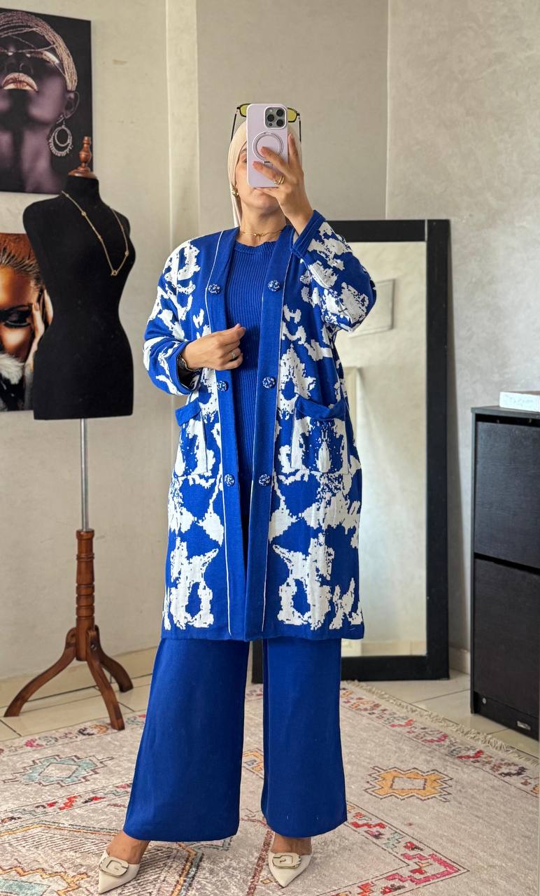 أنصومبل تركي فاخر بثلاث قطع - أناقة بألوان متعددة وجودة عالية بسعر لا يُقارن