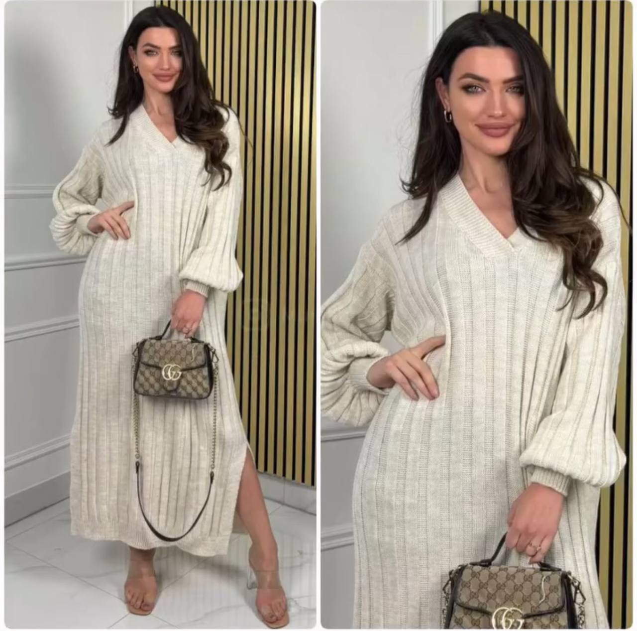 فستان تريكو تركي بألوان عصرية – قطعة أساسية في دولابك لمختلف الفصول