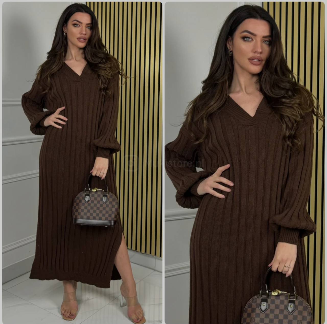 فستان تريكو تركي بألوان عصرية – قطعة أساسية في دولابك لمختلف الفصول