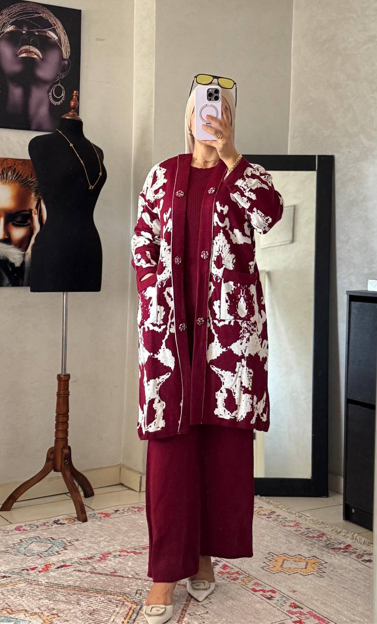 أنصومبل تركي فاخر بثلاث قطع - أناقة بألوان متعددة وجودة عالية بسعر لا يُقارن