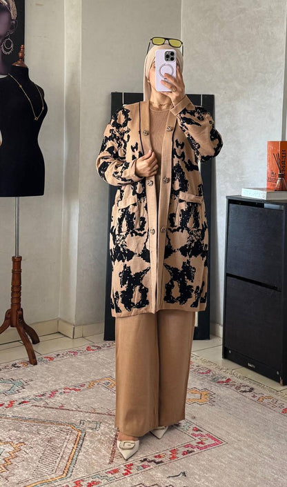 أنصومبل تركي فاخر بثلاث قطع - أناقة بألوان متعددة وجودة عالية بسعر لا يُقارن