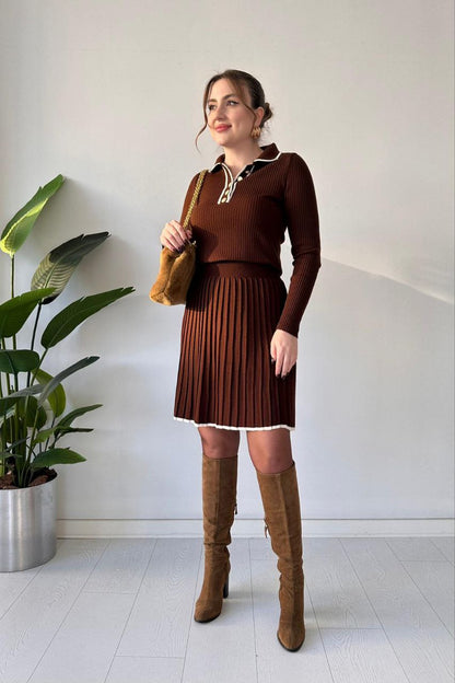 فستان نسائي بكسرات – أناقة عصرية بلمسة راقية