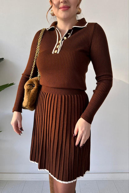 فستان نسائي بكسرات – أناقة عصرية بلمسة راقية