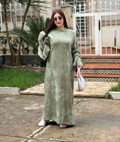 كسوة قطيفة شتوية راقية بليكات عصرية