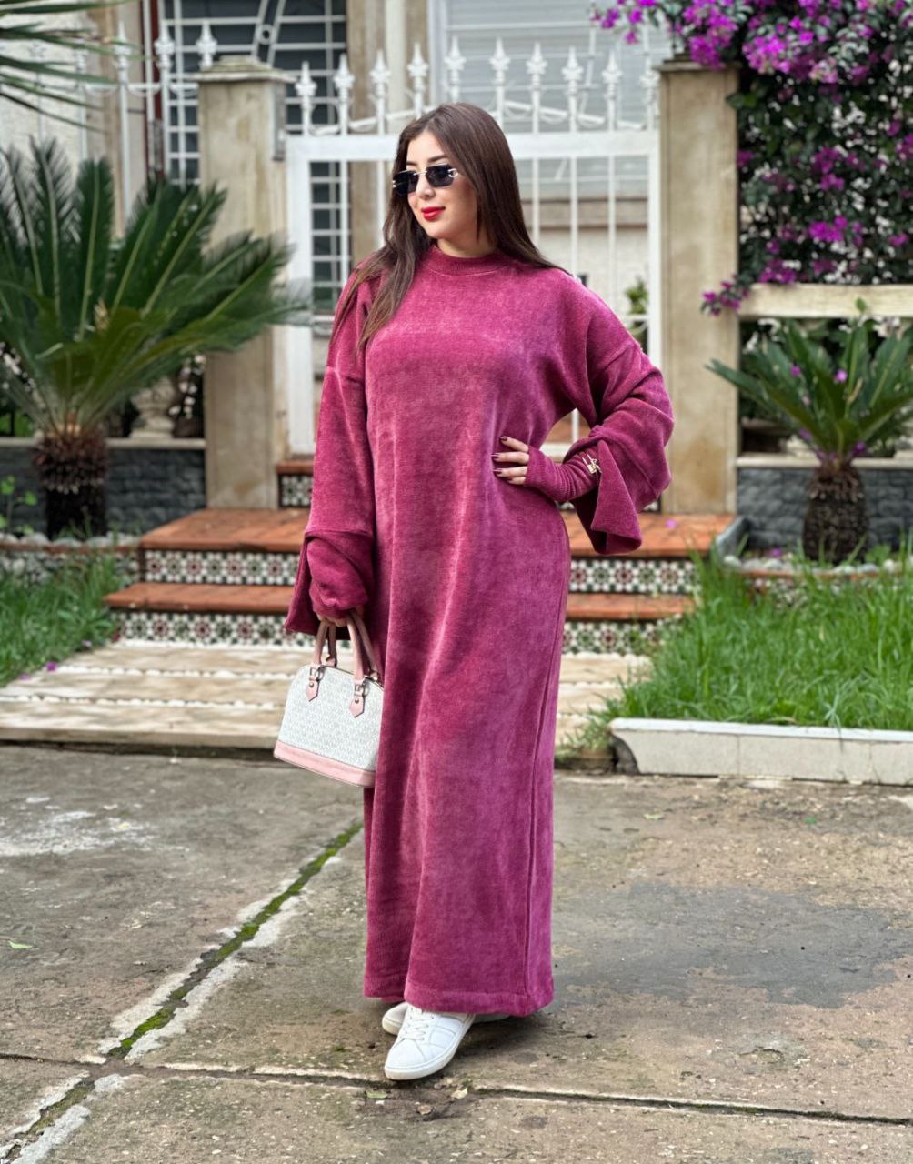 كسوة قطيفة شتوية راقية بليكات عصرية