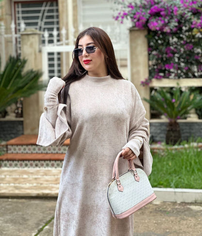 كسوة قطيفة شتوية راقية بليكات عصرية