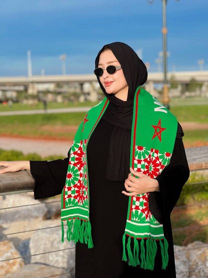 وشاح المغرب الرسمي… خليه يشهد على أجمل لحظاتك في كأس إفريقيا