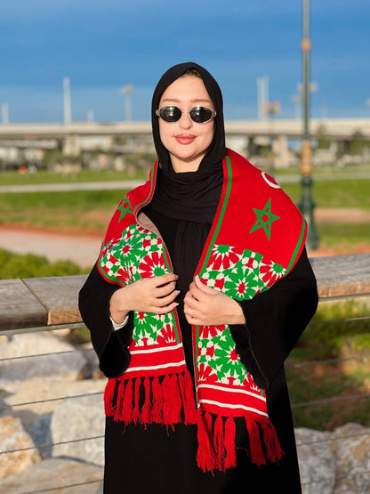 وشاح المغرب الرسمي… خليه يشهد على أجمل لحظاتك في كأس إفريقيا