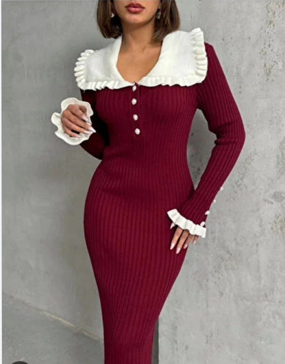 فستان روب لوكس Rob Lux: أناقة مخملية راقية ومميزة