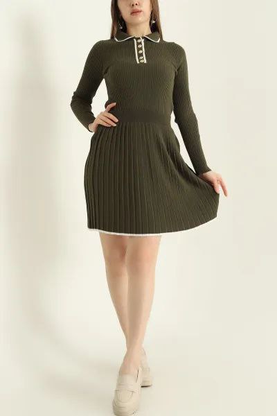 فستان نسائي بكسرات – أناقة عصرية بلمسة راقية